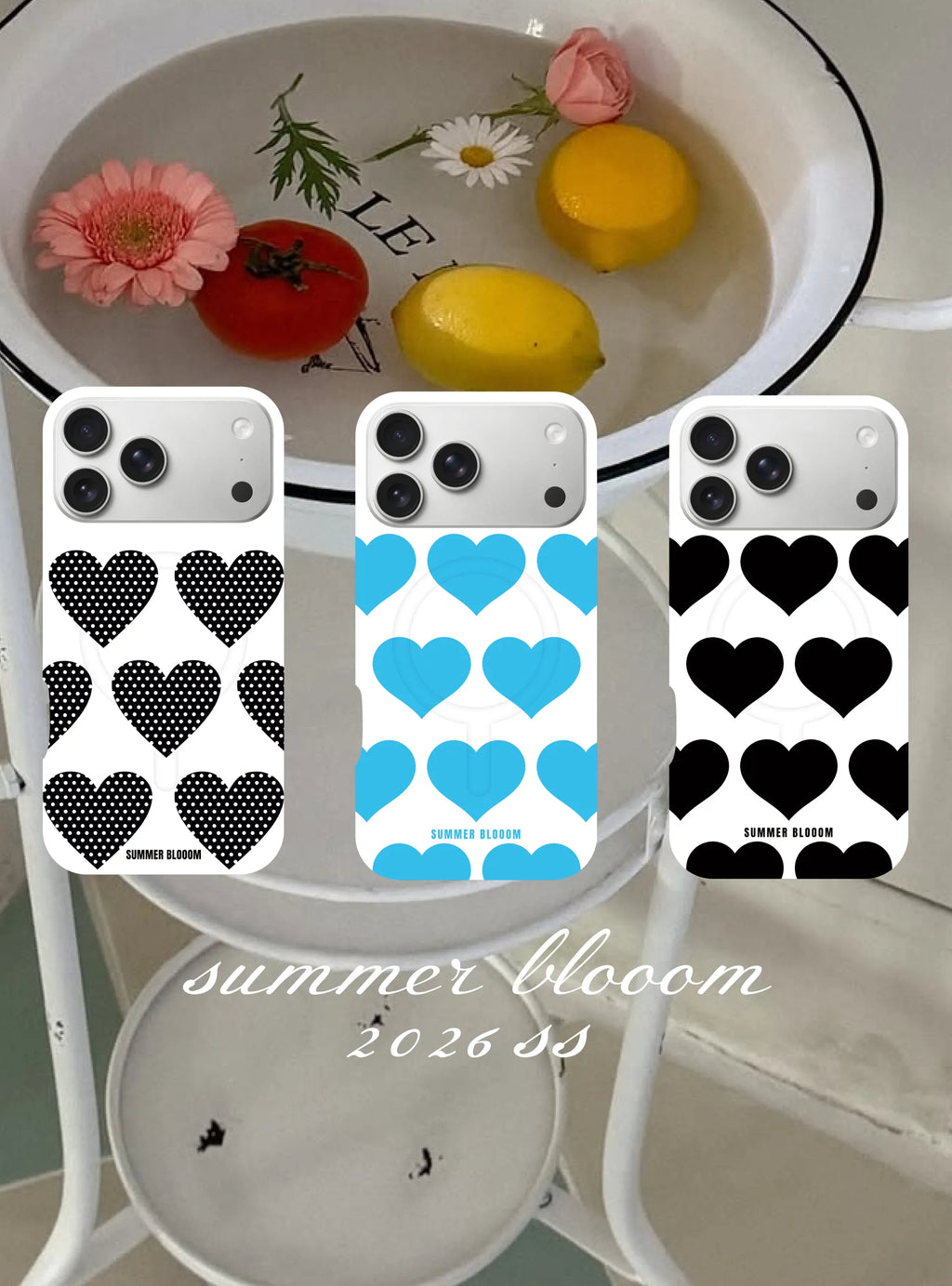Heart Series Magnetic Matte Phone Case - SB-IML MagSafe