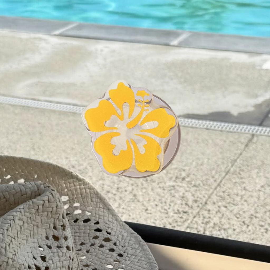 Clear Ins Style Tropical Flower Artistic Phone Case - SB-MagSafe