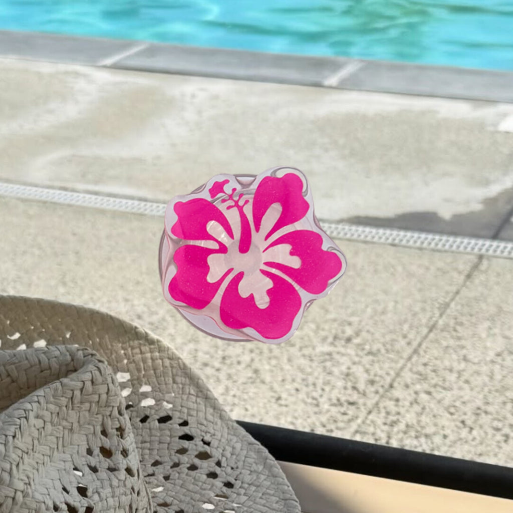 Clear Ins Style Tropical Flower Artistic Phone Case - SB-MagSafe