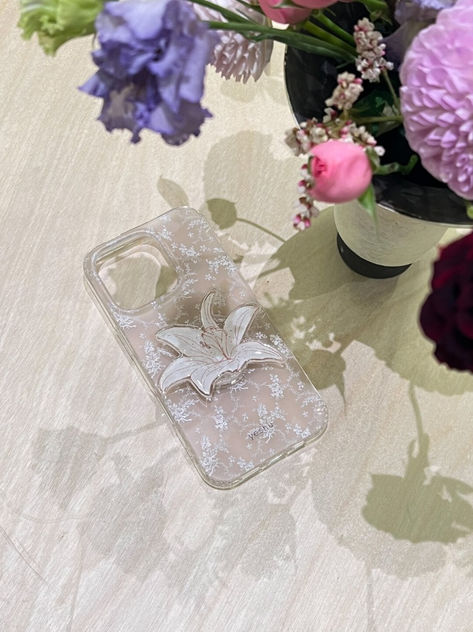 White Lily Phone Case | iPhone Case | Three Fleas