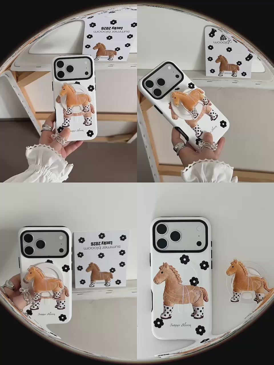 Boots Horse Dual/Single-Layer Phone Case-SB-IML MagSafe