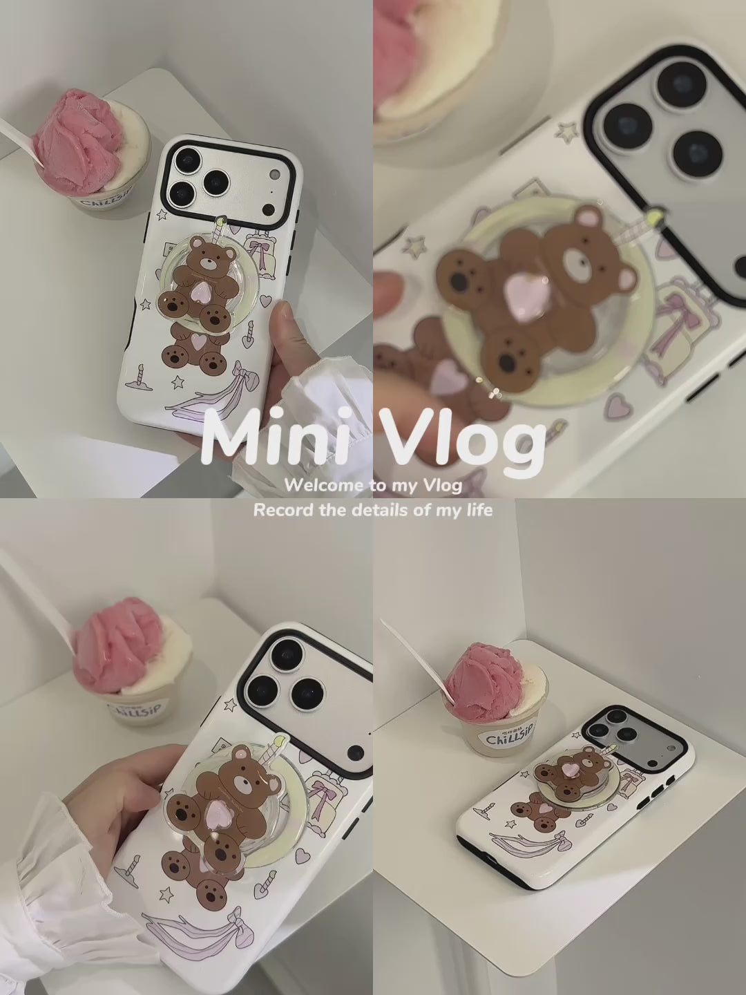 Birthday Bear Phone Case - 2-in-1 Double Layer SB-IML MagSafe