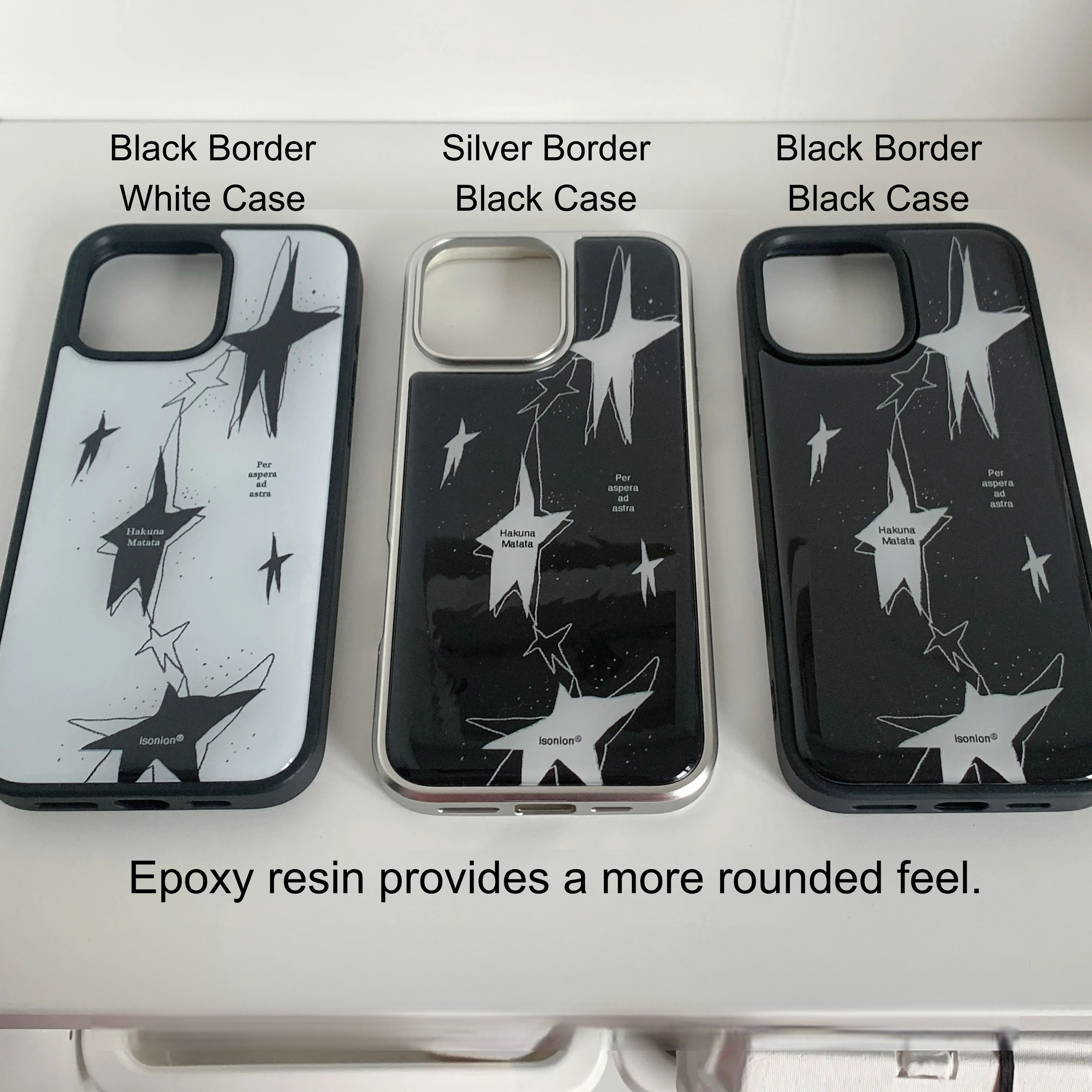 Y2K Star Mirror & Epoxy Resin Aesthetic Phone Case - BYY